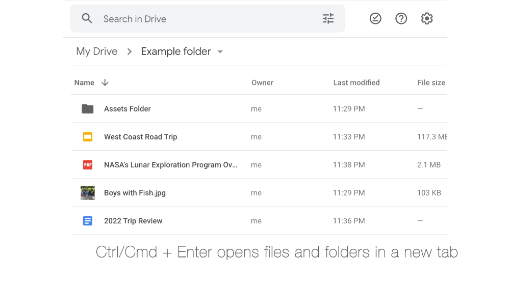 Google Drive gets a copy and pastes keyboard shortcuts
