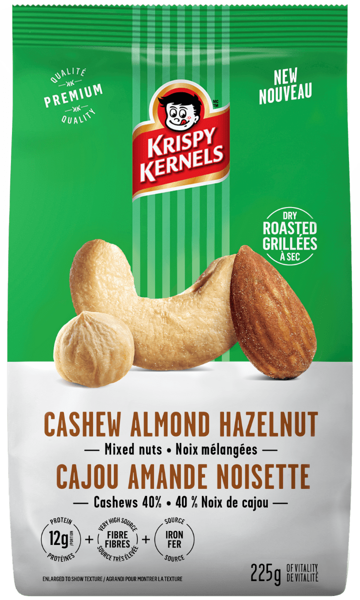 Mixed nuts Almonds Cashews Hazelnut 225g Krispy Kernels