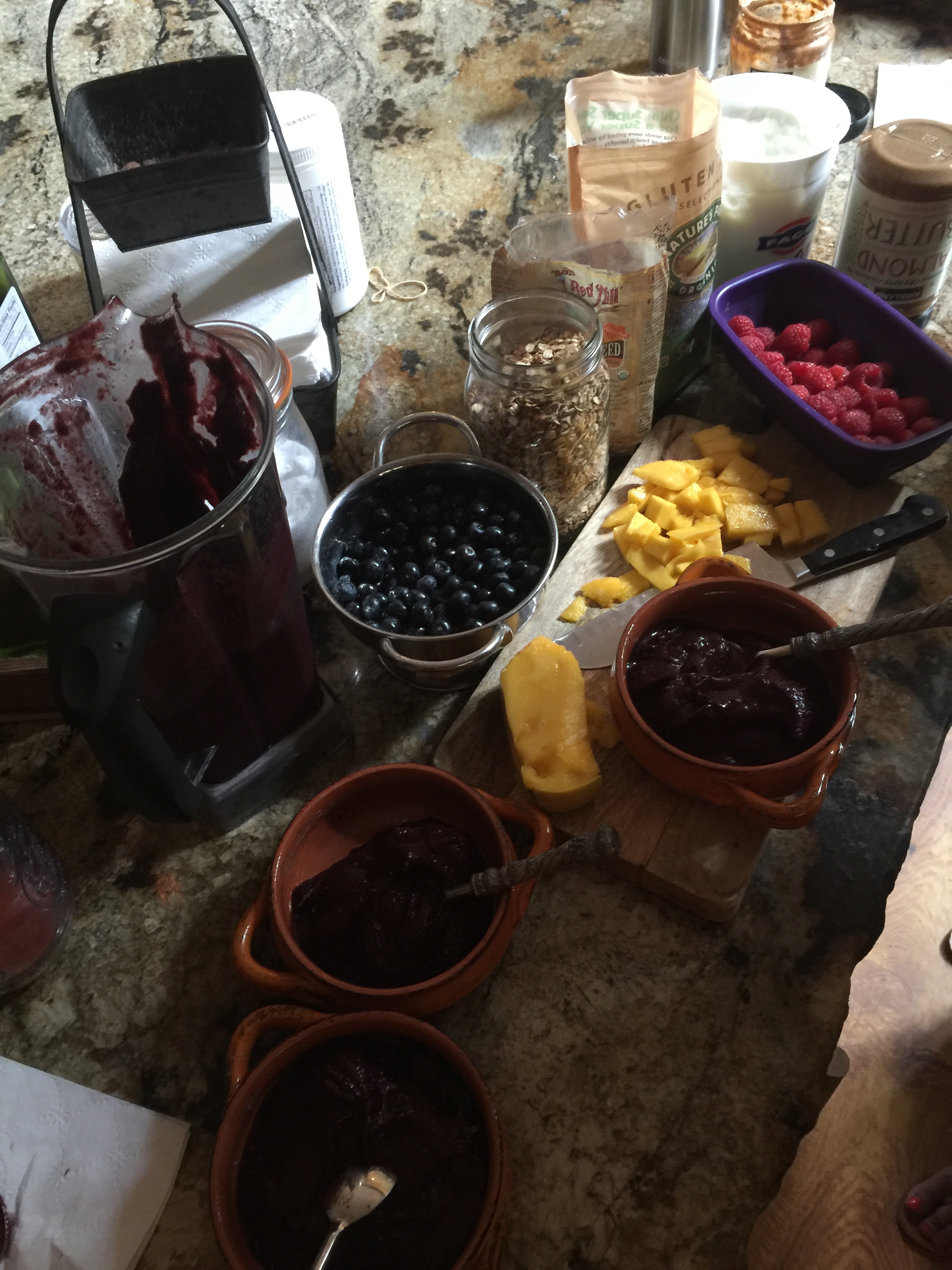 Homemade Acai Berry Bowls Recipe Krista Gilbert
