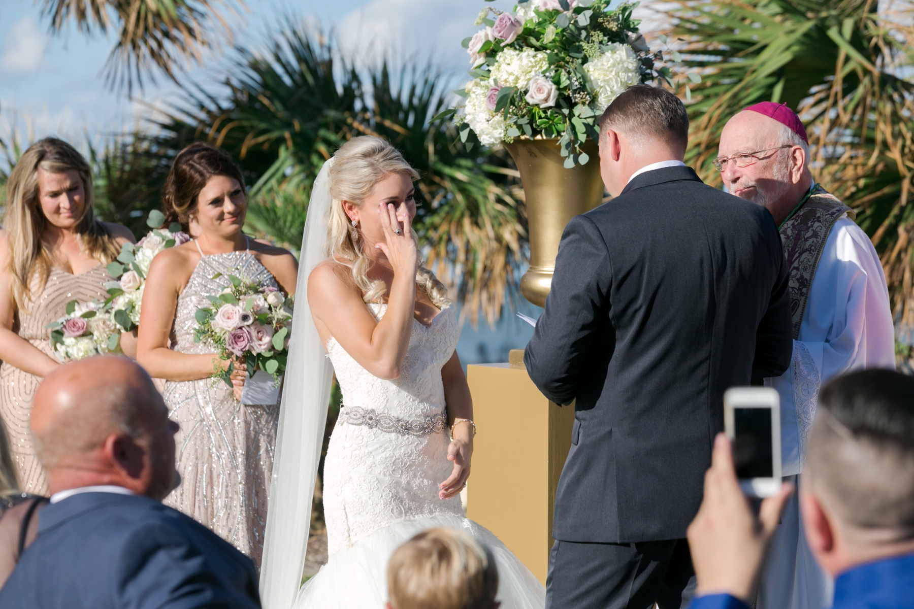 Romantic fall Hammock Beach Resort wedding Orlando Wedding