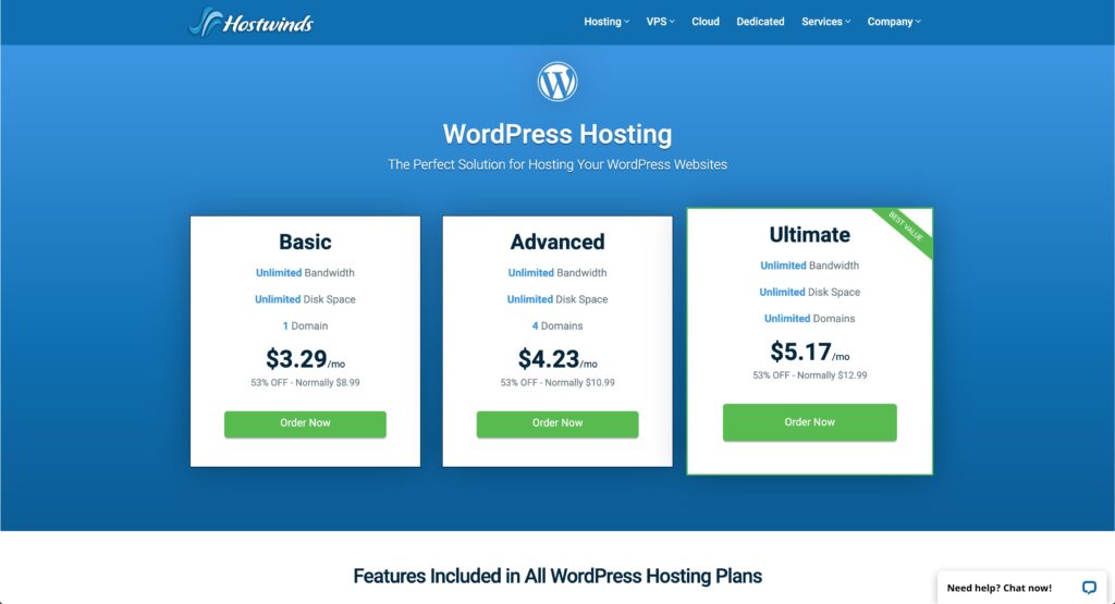 Fastest Unlimited Hosting & Managed Wordpress Hosting