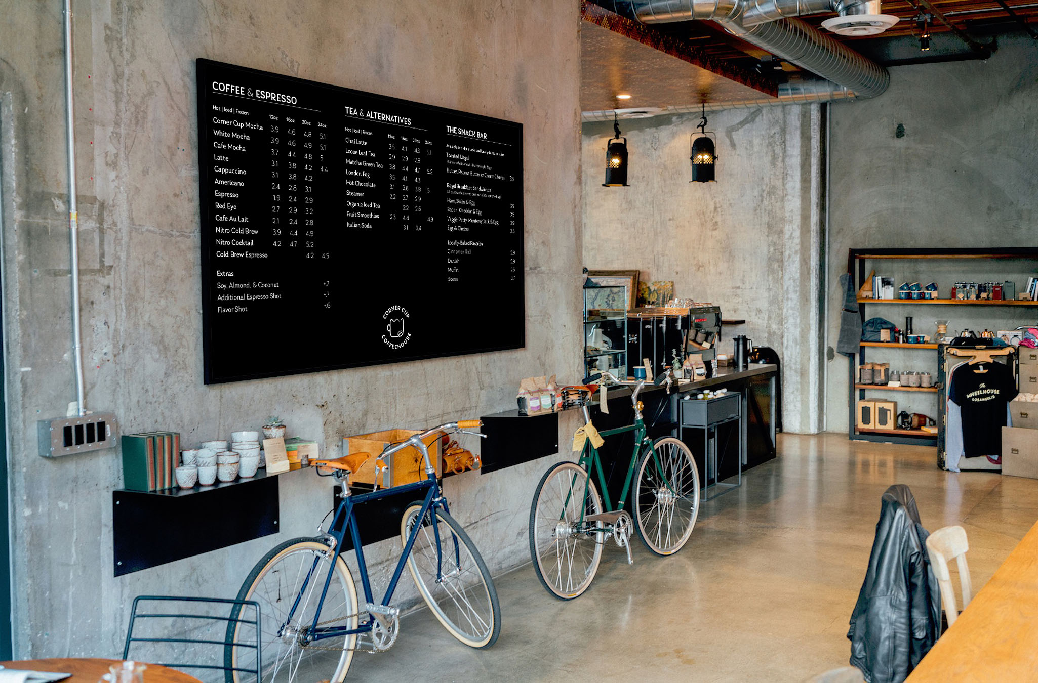 Corner Cup Coffeehouse Redesign Astrid