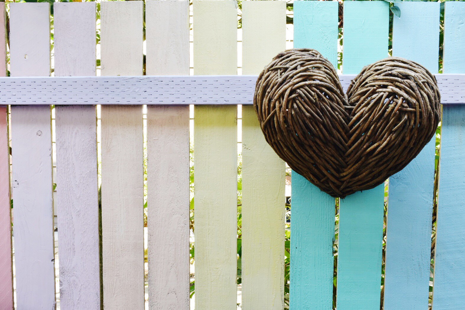 How to Paint a Rainbow Wall (and Fence!) Kristin Dion Design