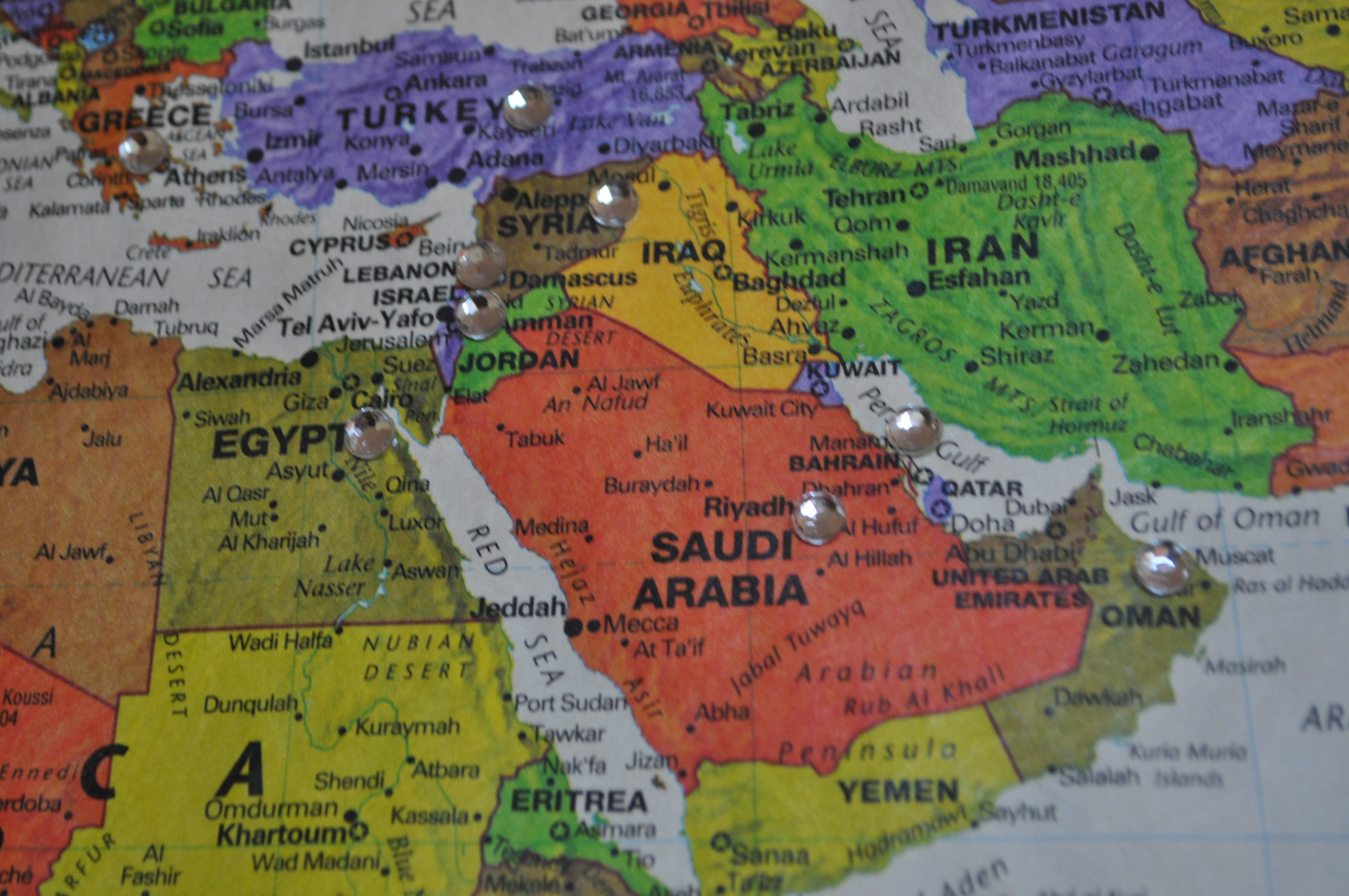 Map of Syrian Civil War Syria news and incidents today syria.