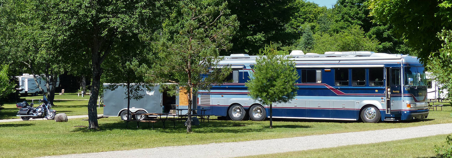 Kritters Campground Northcountry Campground & Cabins in Newberry, Michigan