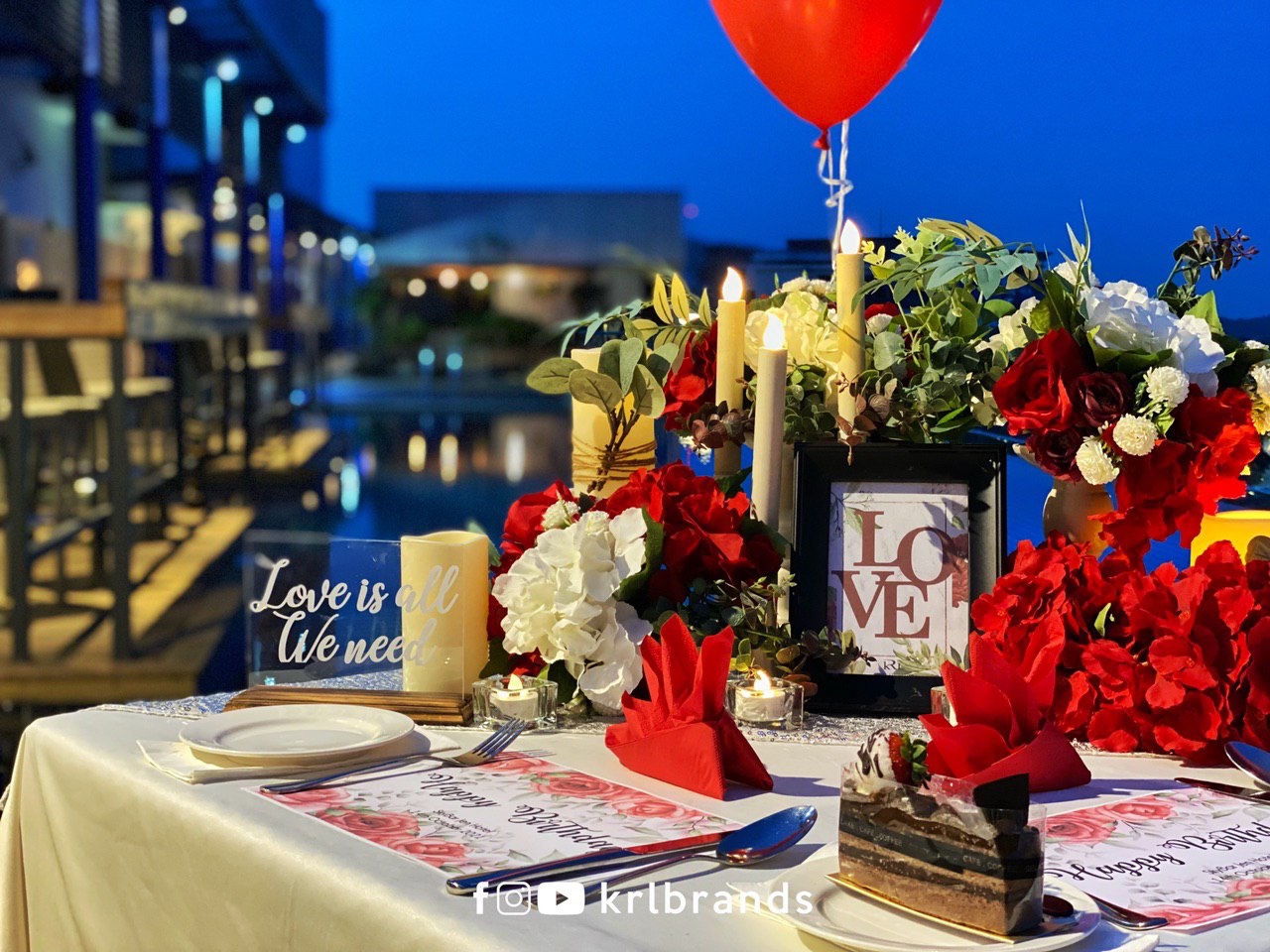 Birthday celebration by the pool at Johor Bahru krlbrands