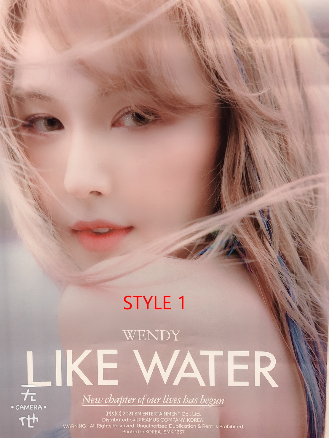 Wendy (Red Velvet) Mini Album Vol. 1 Like Water Poster KR Multimedia