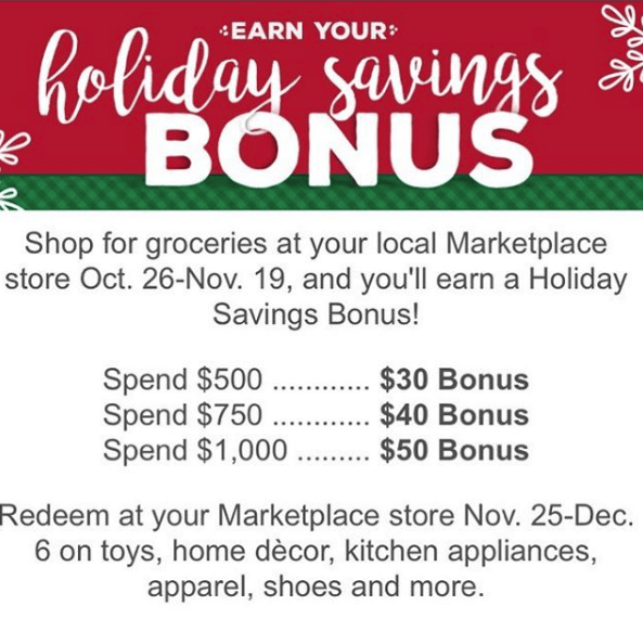 Kroger Marketplace 2016 Holiday Bonuses! Kroger Couponing