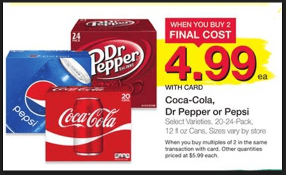 Pepsi Cubes 3.99 HOT DEAL!! Kroger Couponing