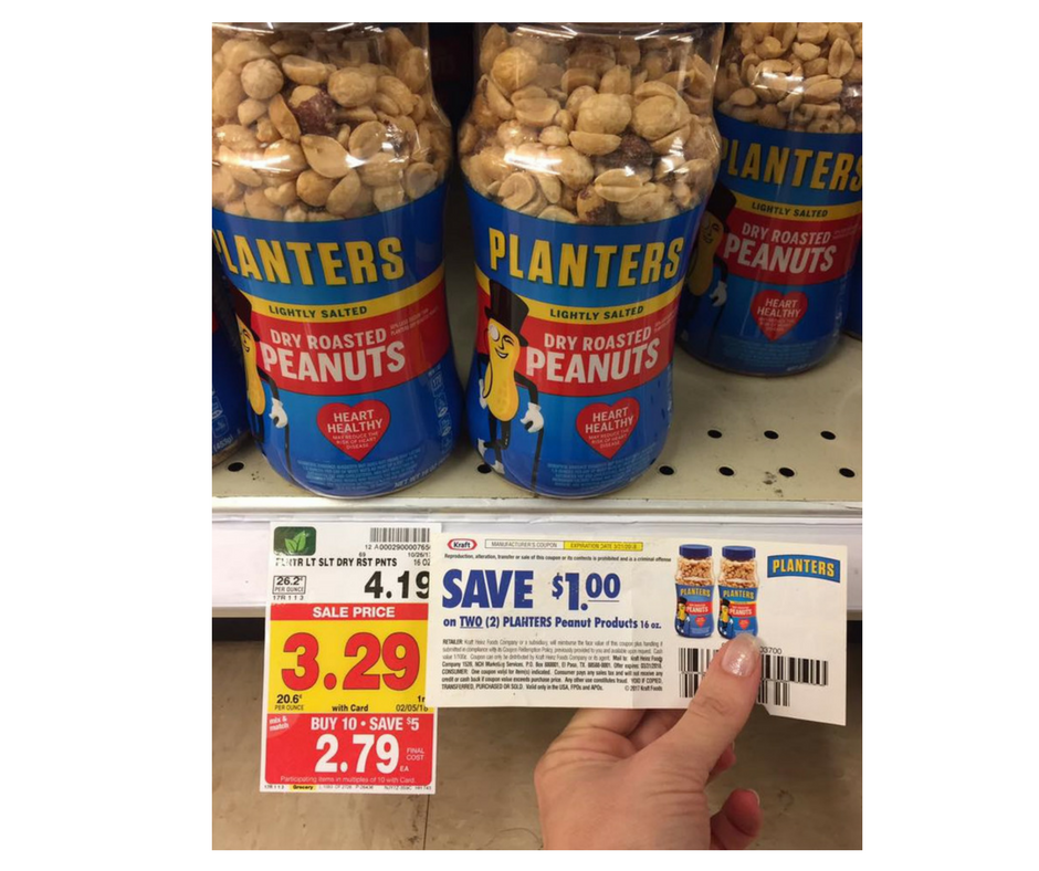 Planters Peanuts just 2.29 Kroger Couponing