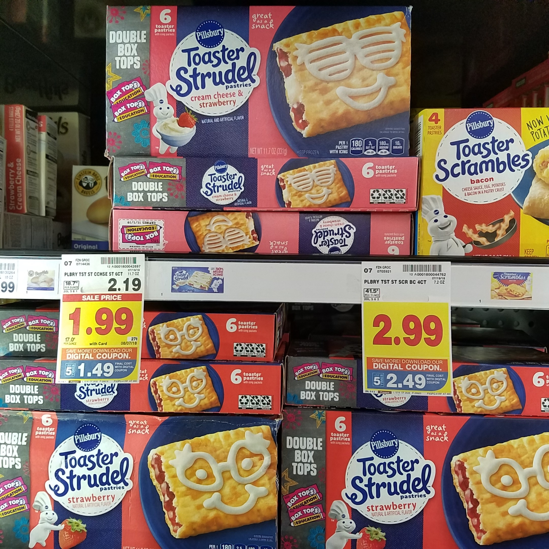 Pillsbury Toaster Strudels just 1.49 Kroger Couponing