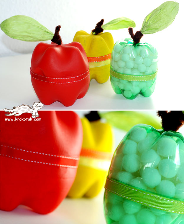 krokotak Plastic Bottle APPLES
