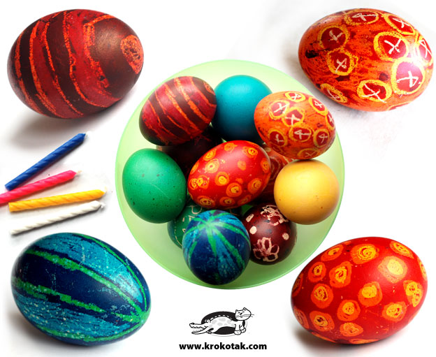 krokotak BIRTHDAY CANDLES Egg Decoration A Successful Experiment