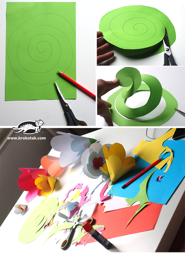 krokotak Paper Flower Garland, Paper Flower Garland