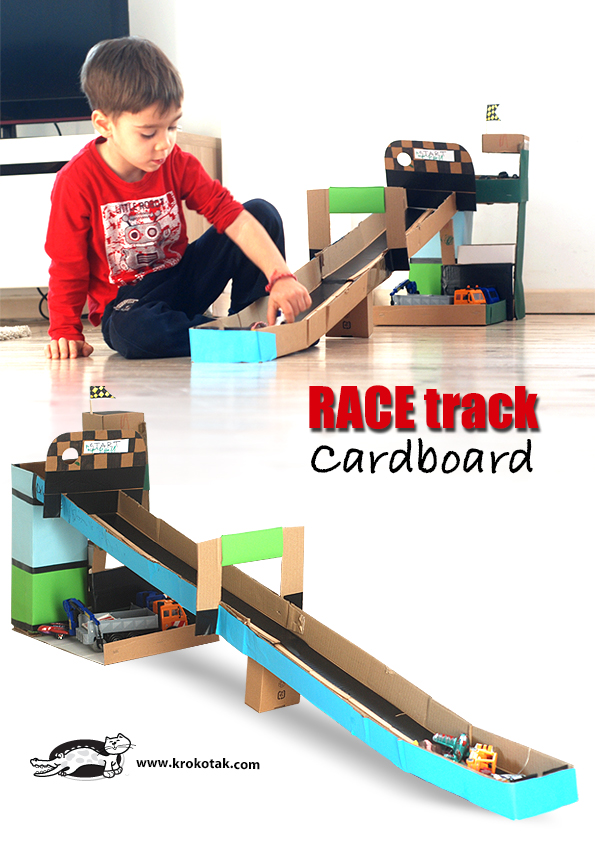 krokotak IKEA Cardboard Boxes Race Track