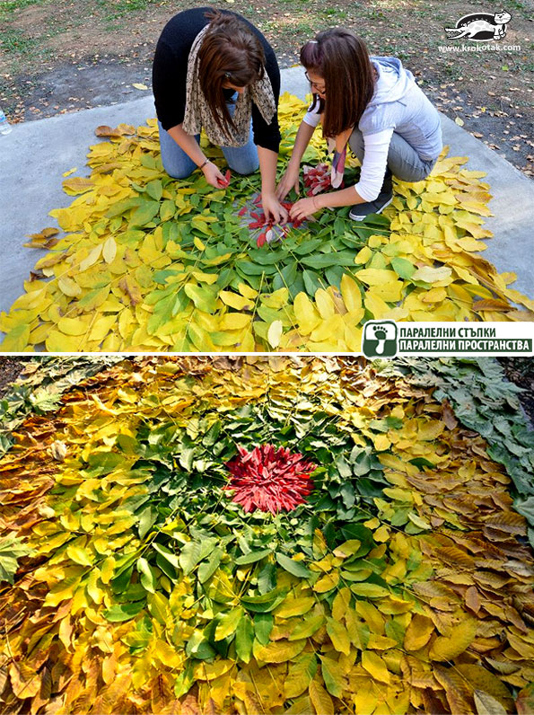Krokotak Land Art Projects Made By The Students From The Art Schools In Tryavna And Troyan Bulgaria