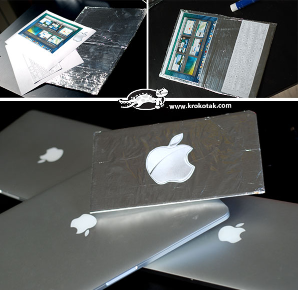 krokotak DIY cardboard laptop