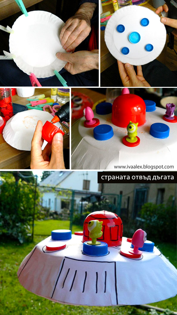 krokotak UFO from paper plates