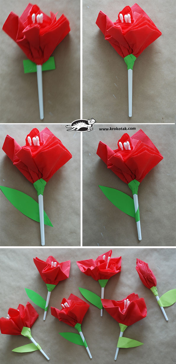 krokotak EASY PAPER FLOWERS