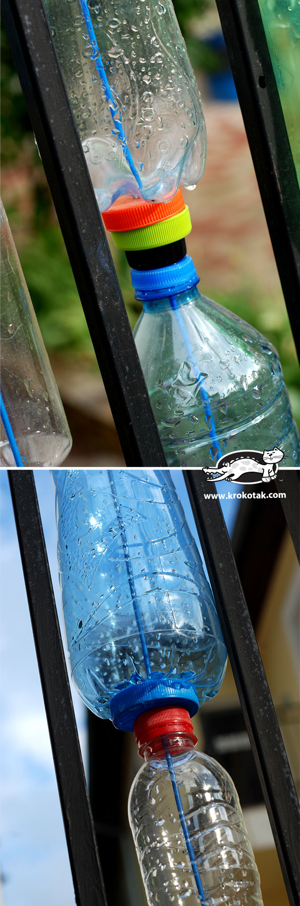 krokotak Make a Plastic Bottle Fence