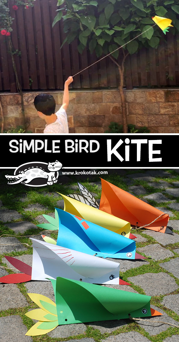 krokotak Simple Bird Kite