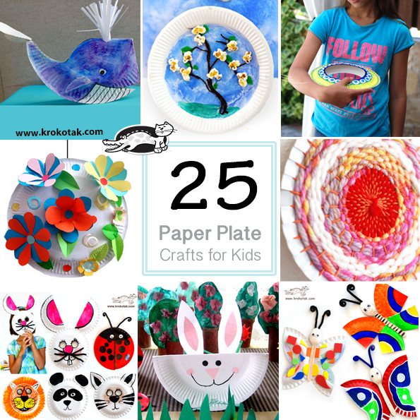 krokotak Paper Plate Sun Visors