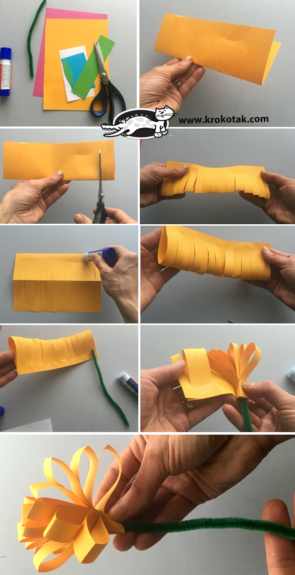 krokotak PAPER FLOWERS
