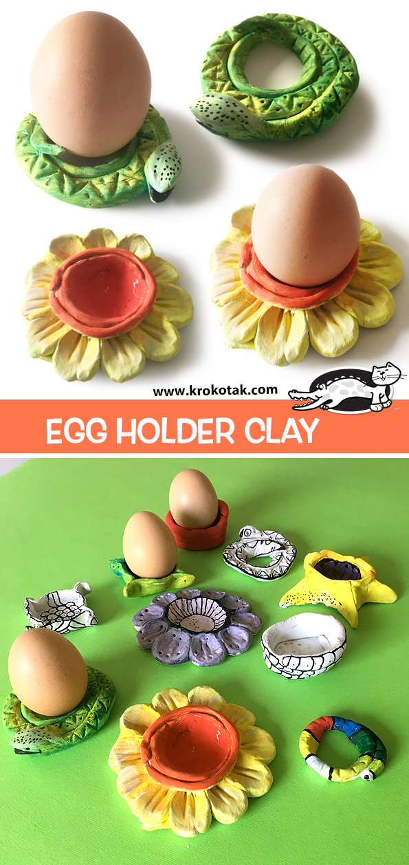 krokotak EGG HOLDER CLAY