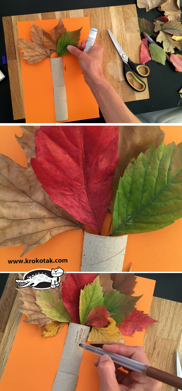 krokotak FALL TREE WITH TOILET PAPER ROLL