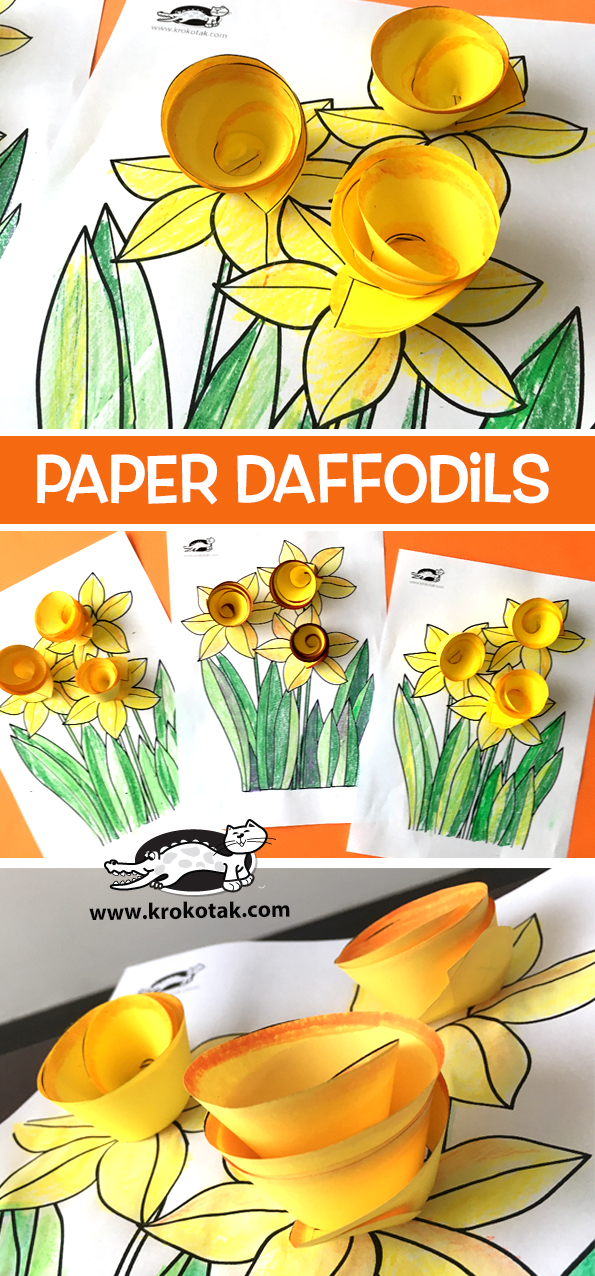 krokotak PAPER DAFFODILS