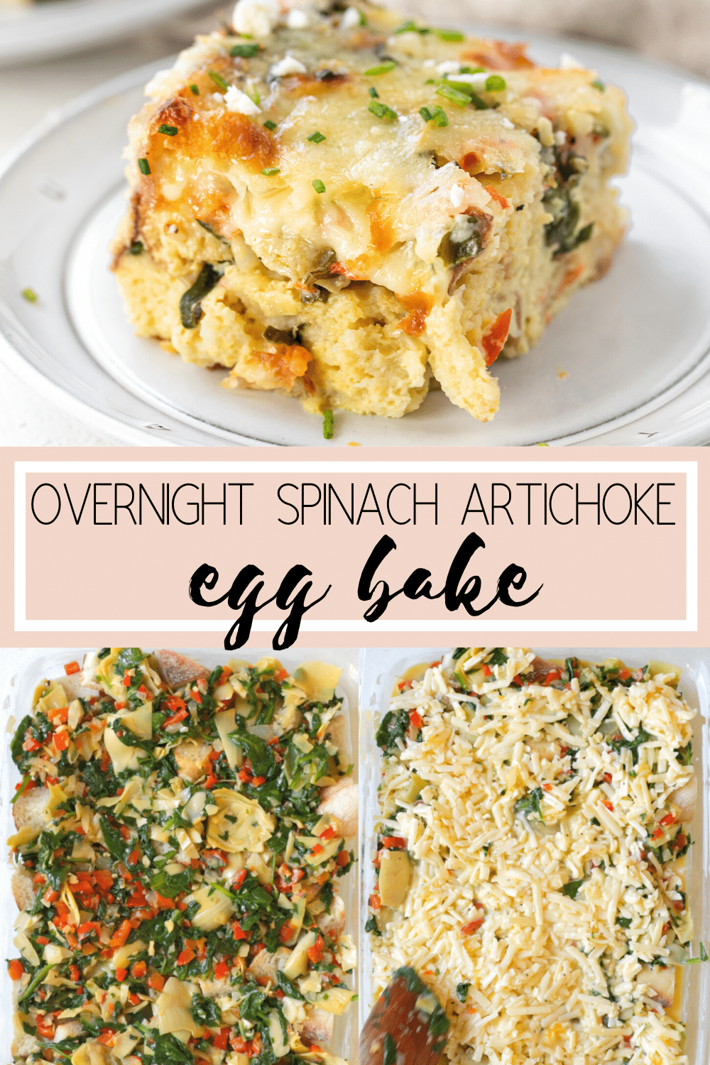 Overnight Artichoke & Spinach Egg Bake Recipe • Kroll's Korner