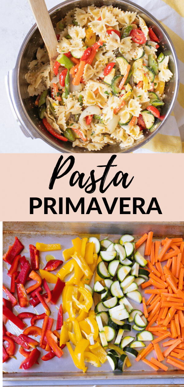 Healthy Pasta Primavera with Roasted Veggies (VIDEO) Kroll's Korner