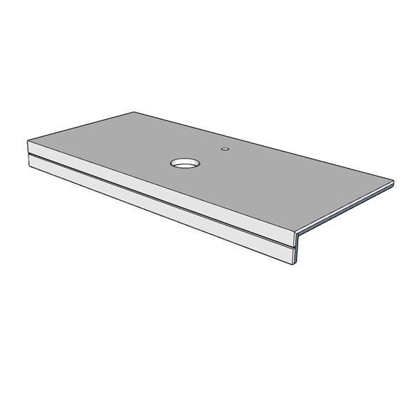 Bathroom shelves and countertops Kronos Ceramiche