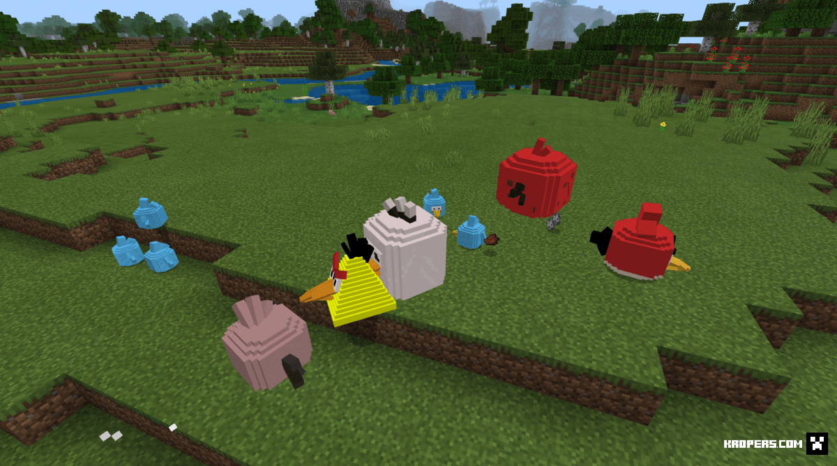 Аддон Angry Birds для Minecraft