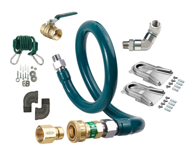 11/4" x 60" Gas Connector Kit 11 Build Your Own Kit Krowne Metal