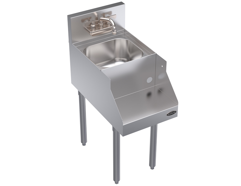 Royal Series 14"L x 24"D Blender Dump Sink Krowne