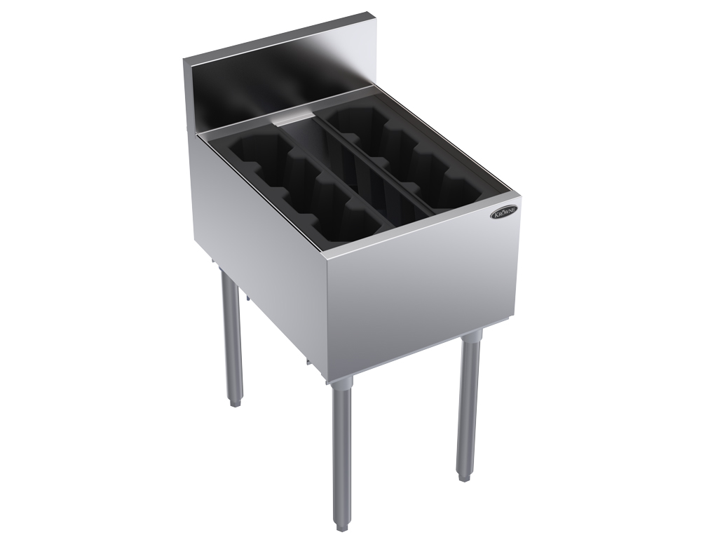 Royal Series 18" Ice Bin with Cold Plate, 24"D Krowne