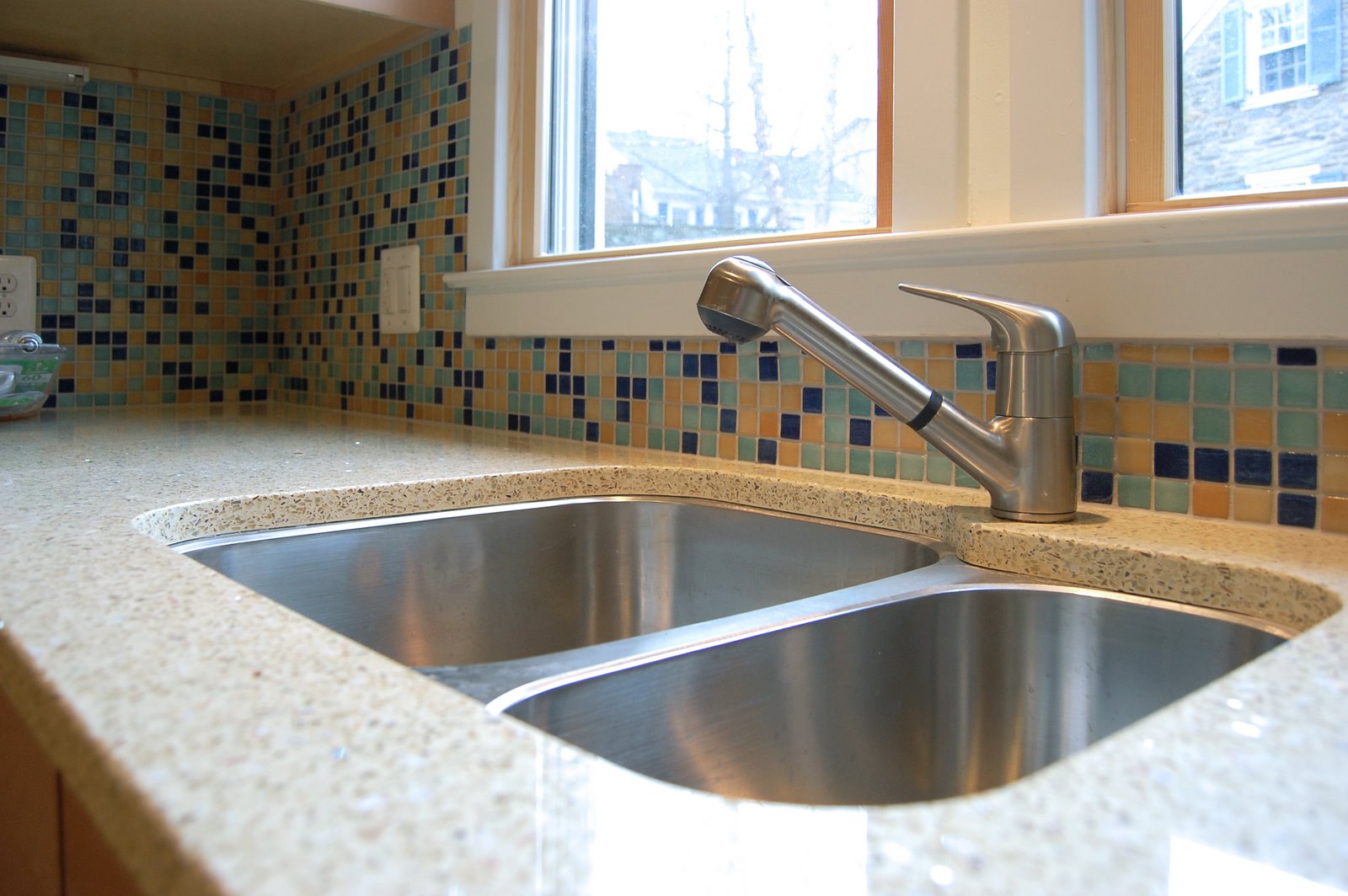 Recycled Glass Environmental Material, EcoFriendly Countertops KR