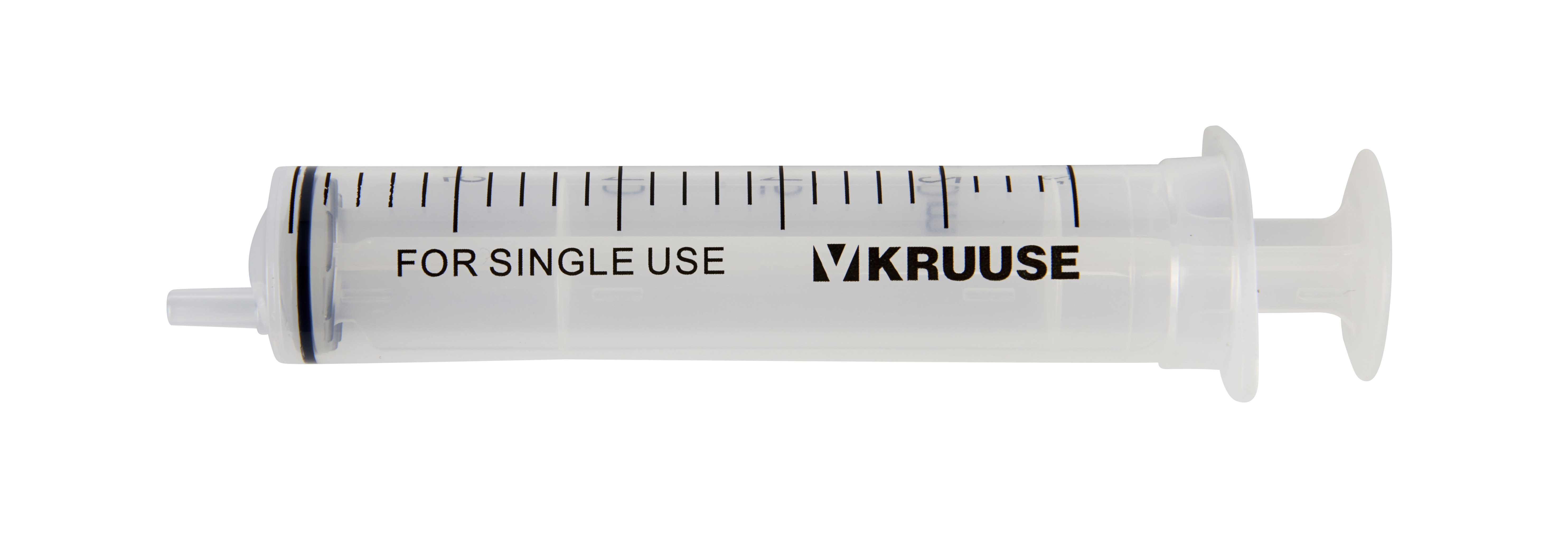 KRUUSE Disposable Syringe with Silicone Oring, eccentric, 3