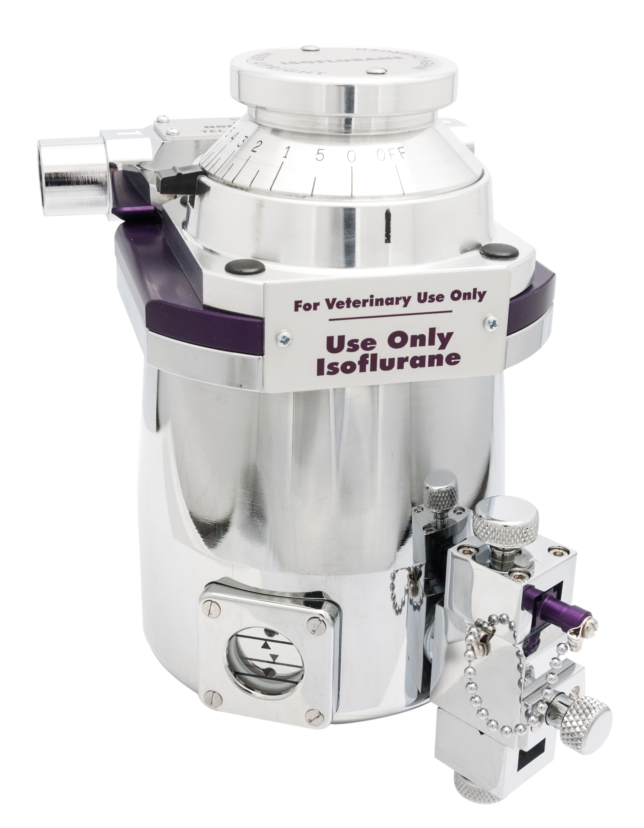 Tec3 isoflurane vaporizer, cagemount with keyfiller system without keyfiller