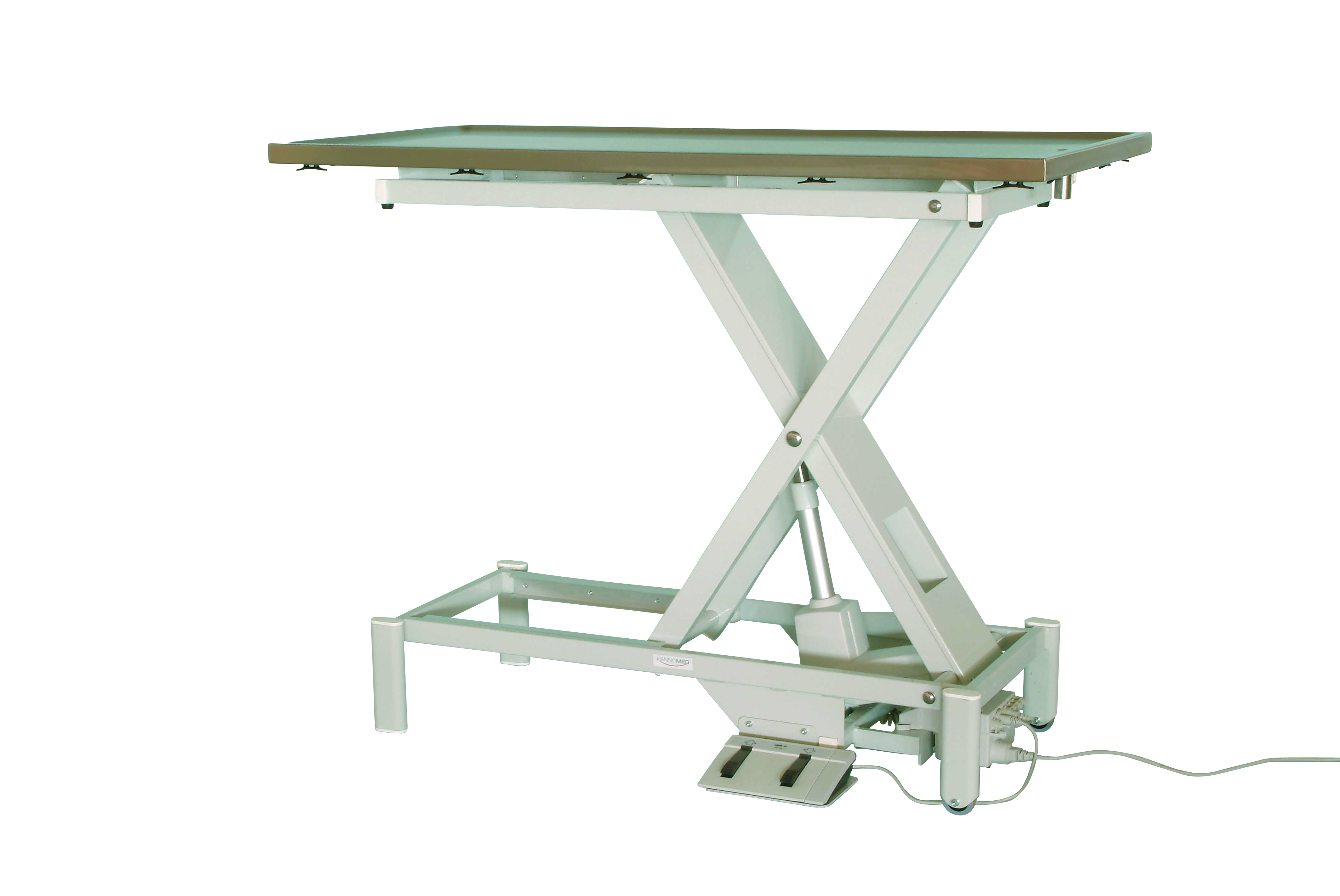 Vet Lift Table, battery, stainless steel table top and tilting