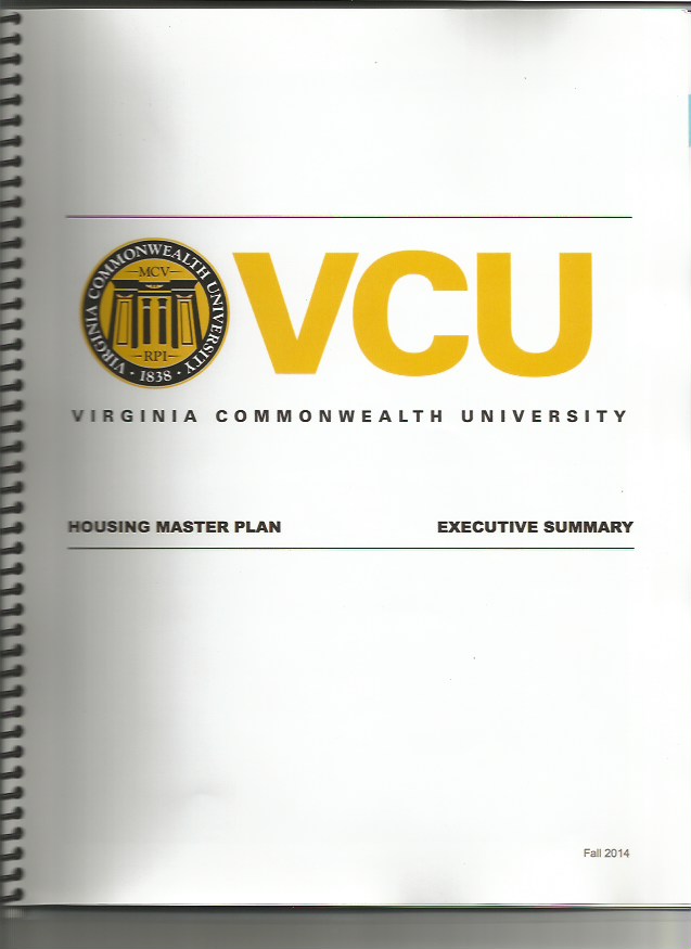 VCU Housing Master Plan Kevin Wade's Leadership Artifacts