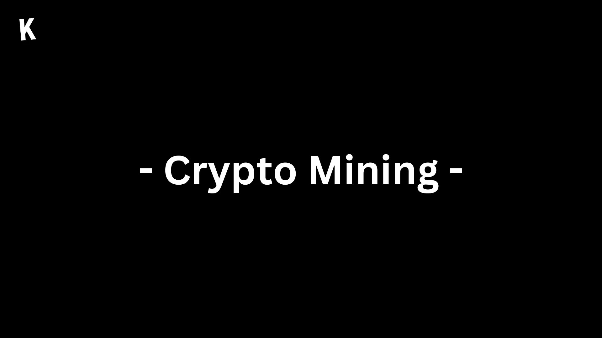 What is Crypto Mining ? Krypto Channel