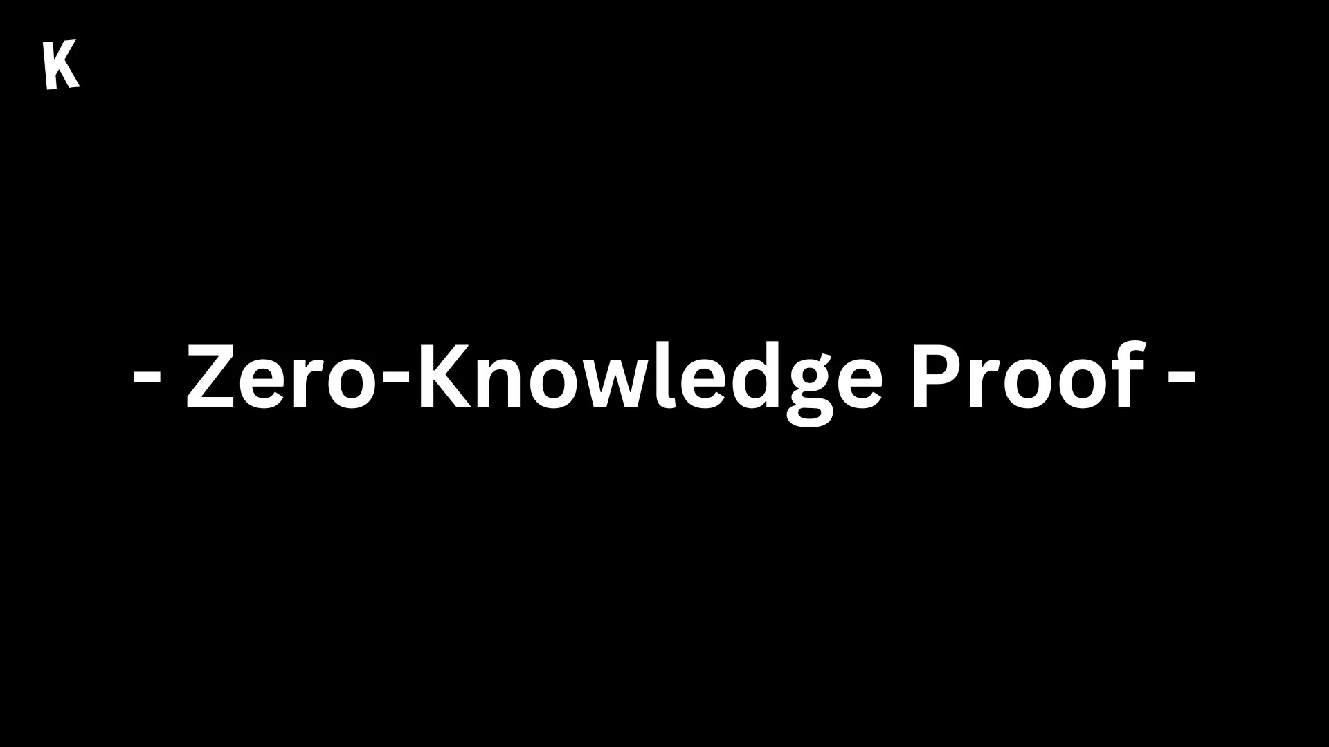 What is ZeroKnowledge Proof? Krypto Channel