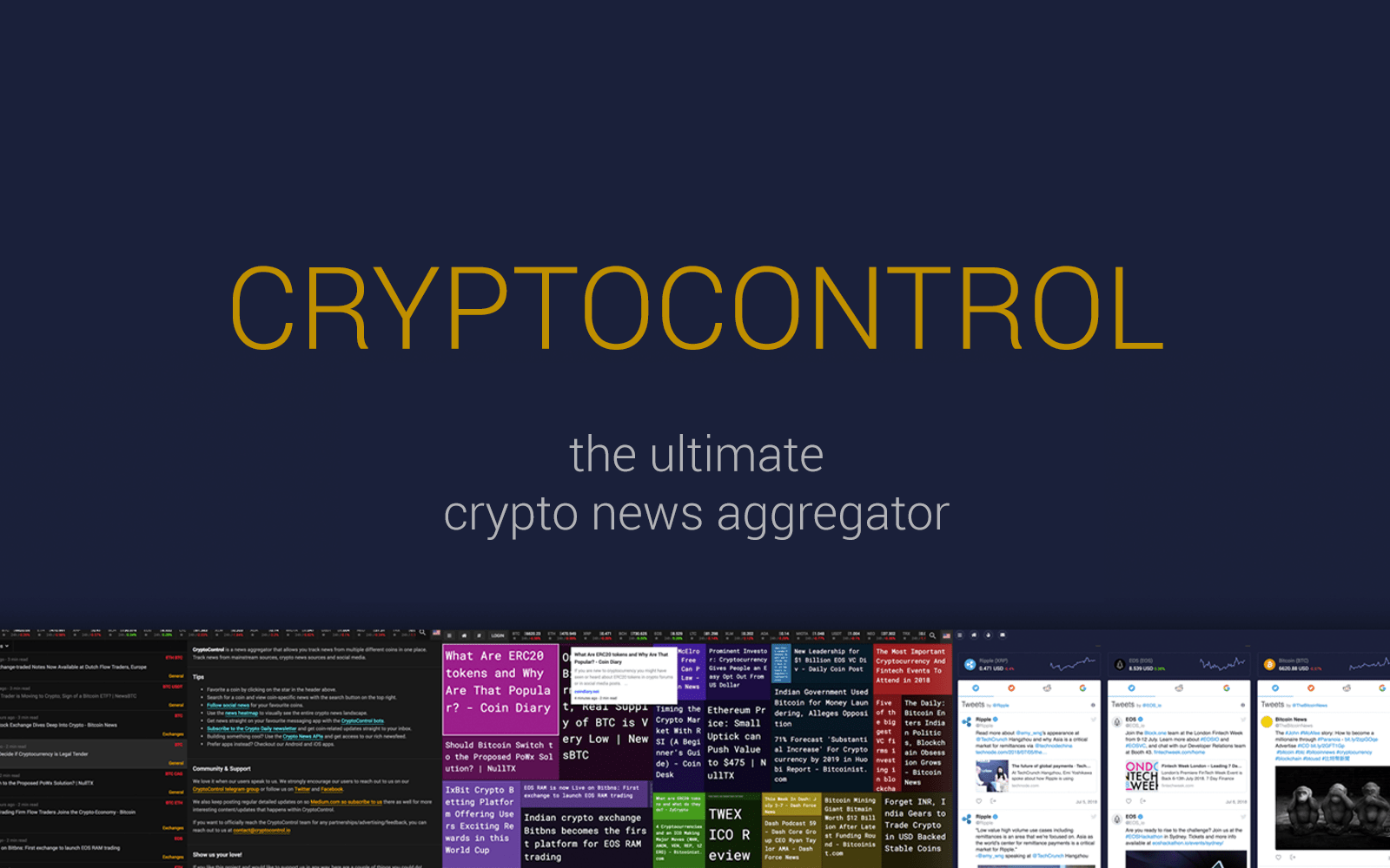 Crypto Control One Of The Best Crypto News Aggrgator