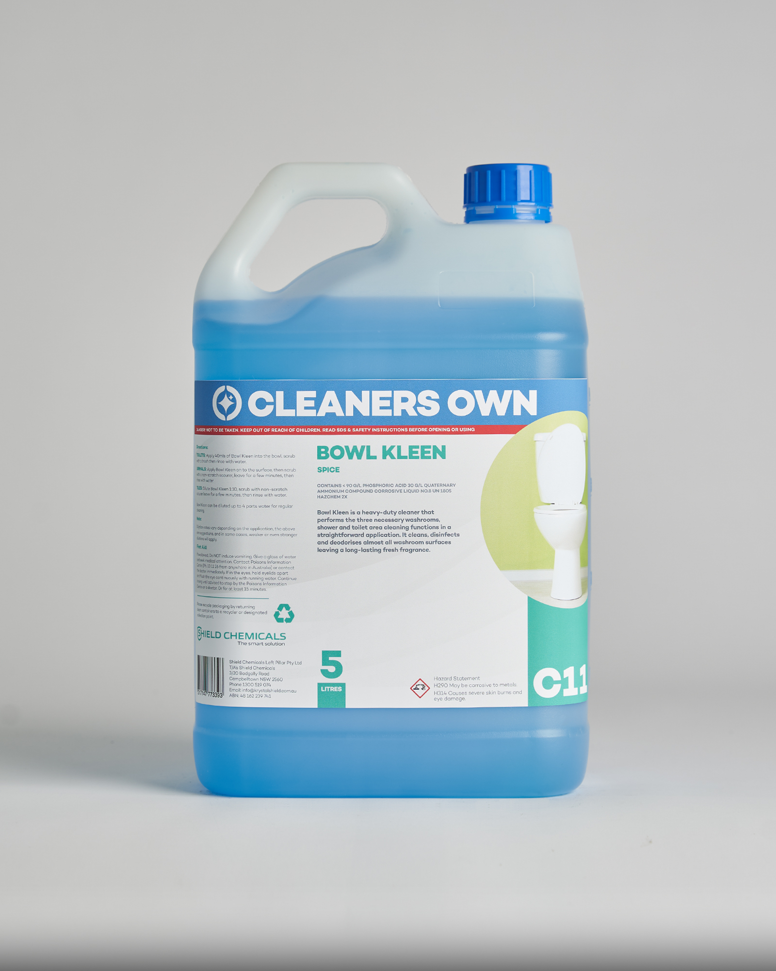 C11 Cleaners Own Bowl Kleen Krystalshield