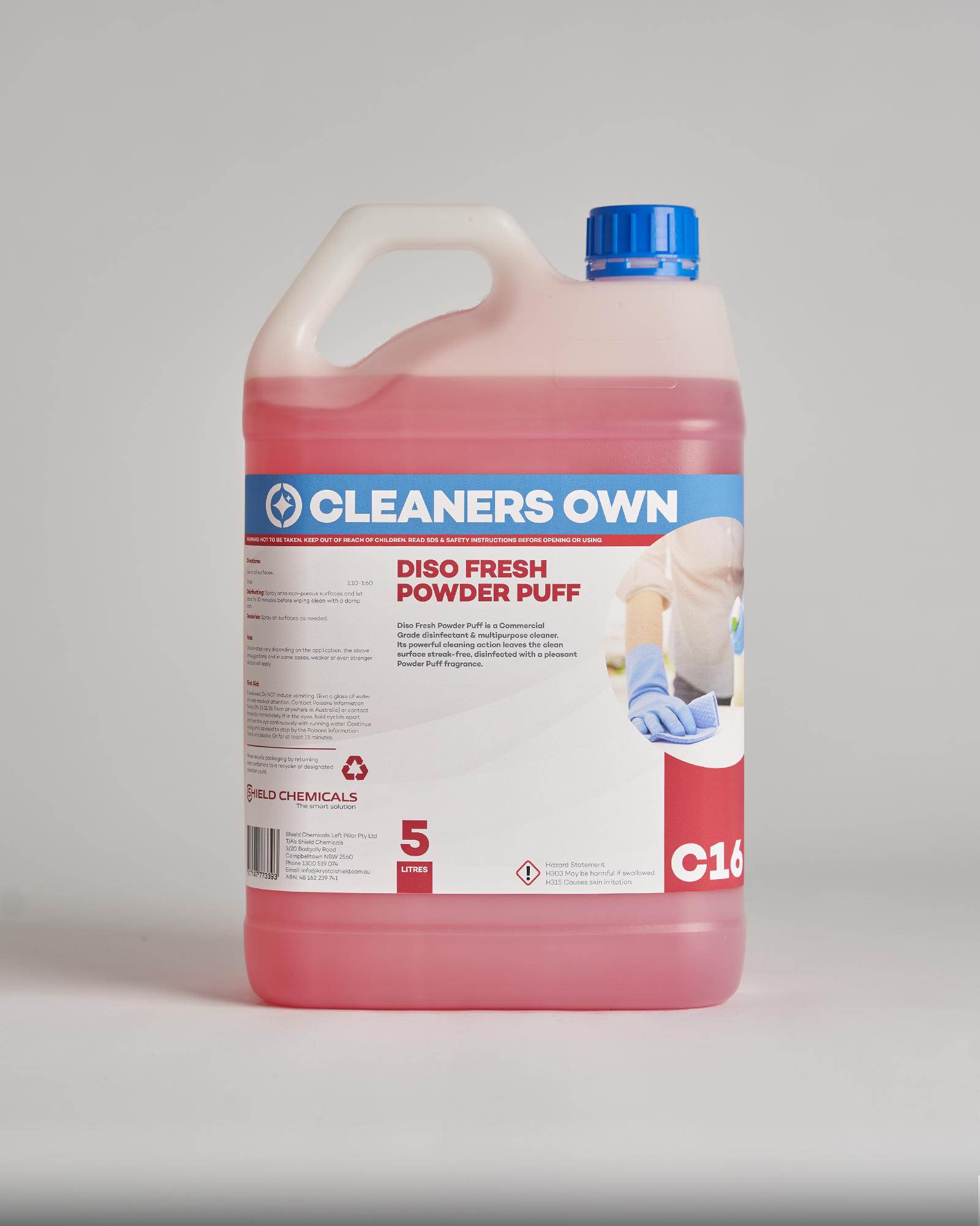 C16 Cleaners Own Diso Fresh Powder Puff Krystalshield