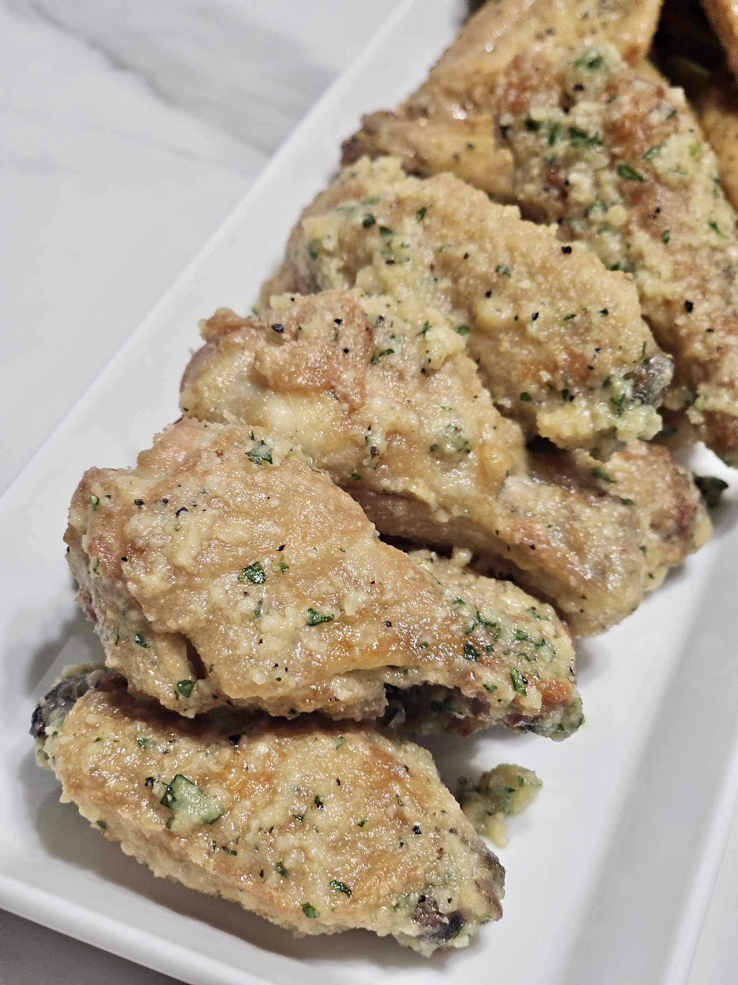 Garlic Parmesan Wings Krystel's Cooking