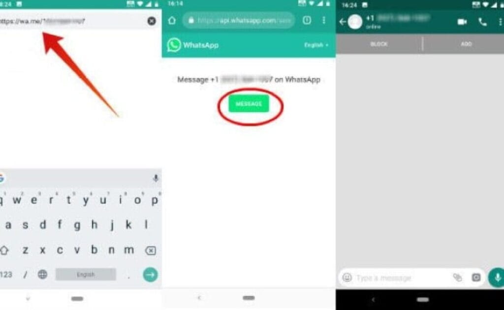 How to Send Message to Unsaved Whatsapp Number
