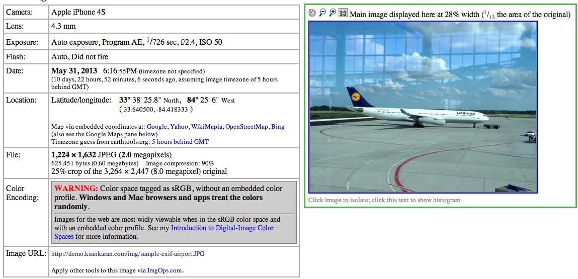 Use EXIF Metadata to extract GPS Info Velu's Blog